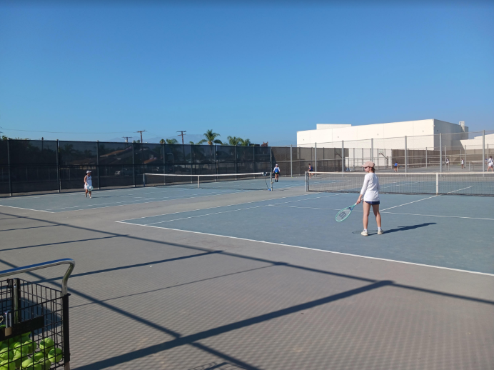 Sep 26, 2024: South El Monte tennis girls are going up against El Monte.
